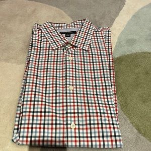 Banana Republic soft Wash shirt, XL, in blue and red plaid.